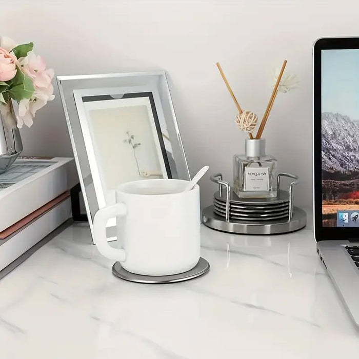 Stainless Steel Heat Insulating Round Table Cup Mat