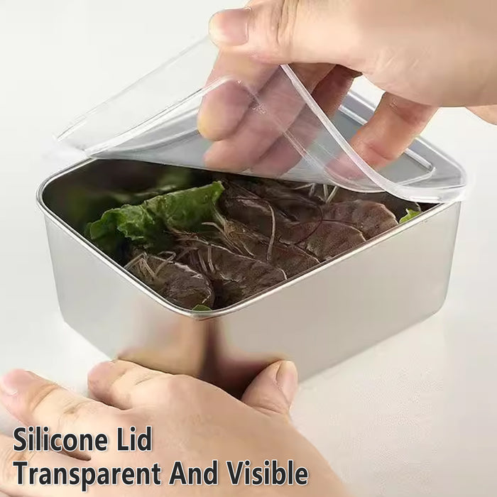 Stainless Steel Food Container Box Set of 6