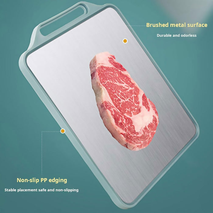 Double Sided Cutting Board Steel Wheat Fiber 39cm
