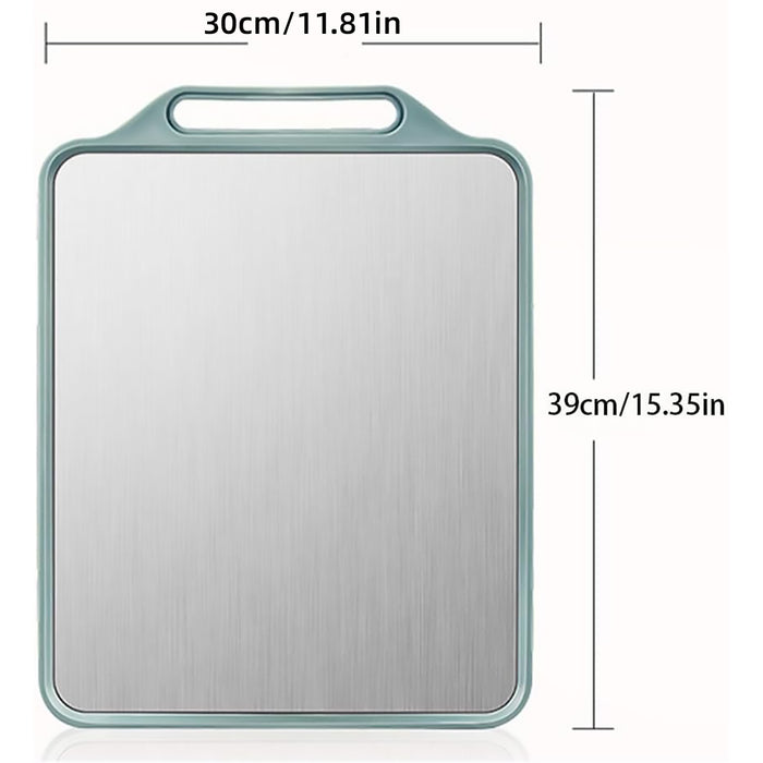 Double Sided Cutting Board Steel Wheat Fiber 39cm
