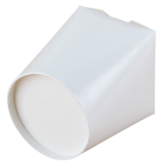 50PCS Disposable White Takeout Boxes, Food-Grade PE-Coated Cardboard, Three Sizes