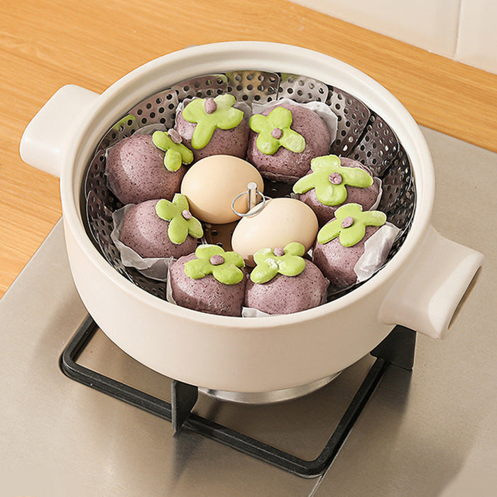 Stainless Steel Steamer Basket, Expandable, Collapsible for Easy Storage