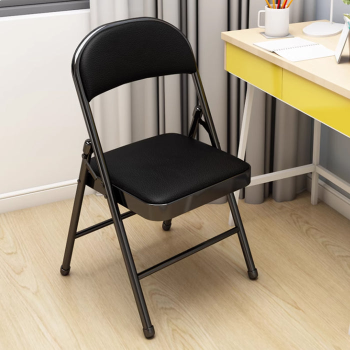 Black Folding Dining Chair, 2pcs