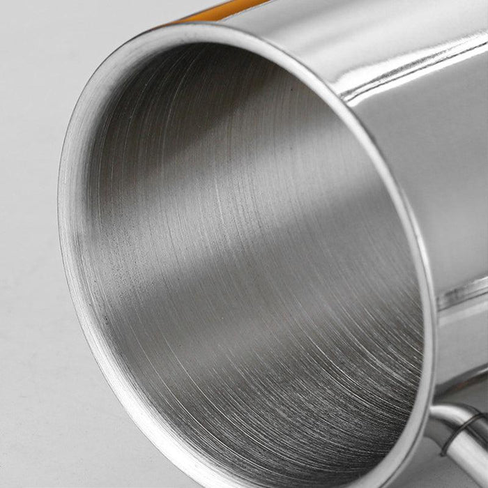 2Pcs Stainless Steel Coffee Mugs Double Wall Insulated 380ml