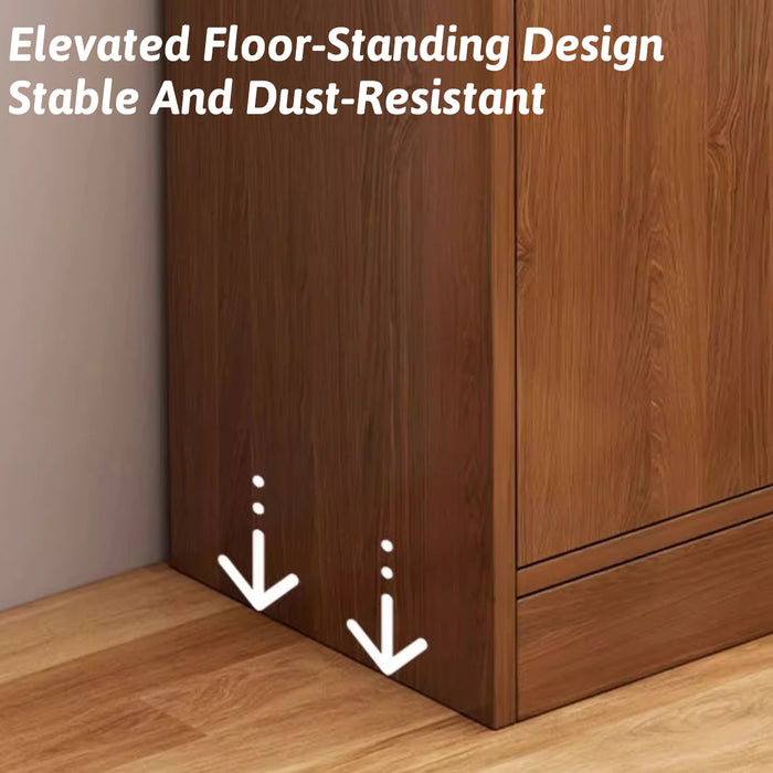 Solid Wood Colored Sideboard, 50x30x81cm