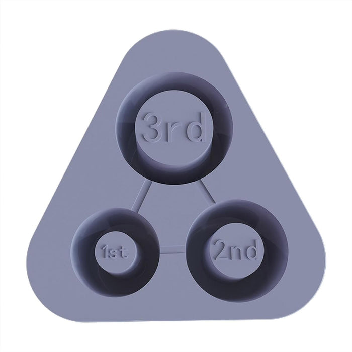 Silicone Ice Cube Tray with Lid Food Grade Triangular Shape