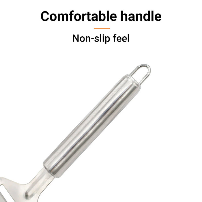 Stainless Steel Cheese Cutter with Rear Blade Non Slip 22cm