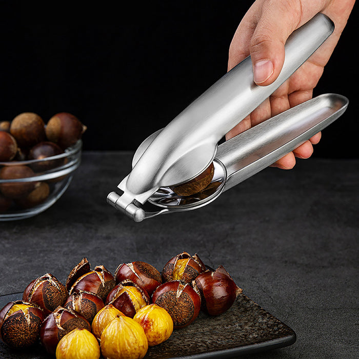 Chestnut Opener Cross Blade 304 Stainless Steel Anti-Slip 17 x 5 cm