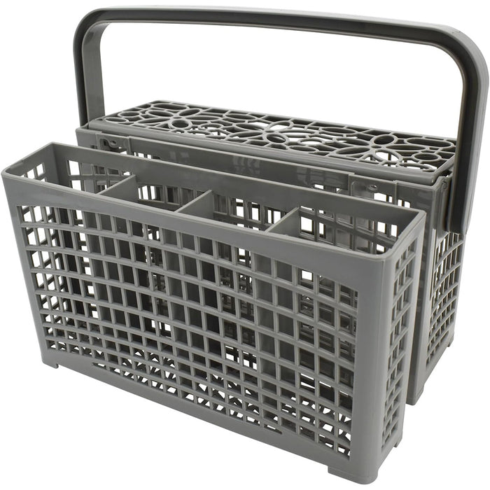 Universal Dishwasher Cutlery Basket with Compartments and Lid
