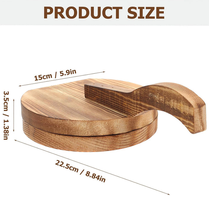 Wooden Dumpling Wrapper Maker Hand Press Dough Roller