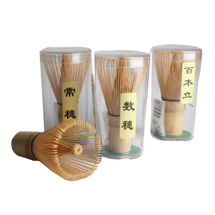 Bamboo Tea Whisk for Matcha Handcrafted with 65 80 96 Roots