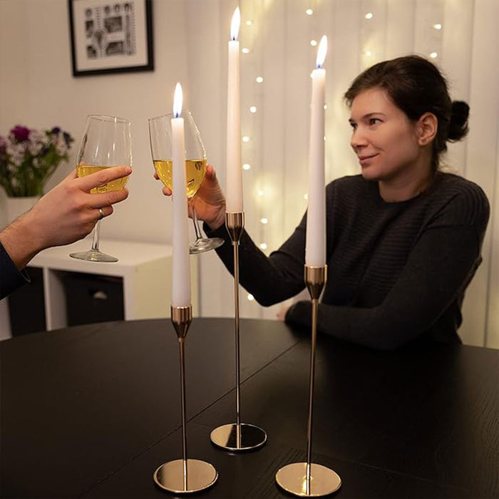 3PCS Decorative Metal Candlestick Holders Set