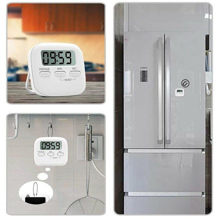 Digital Kitchen Timer, Magnetic with Foldable Stand ABS