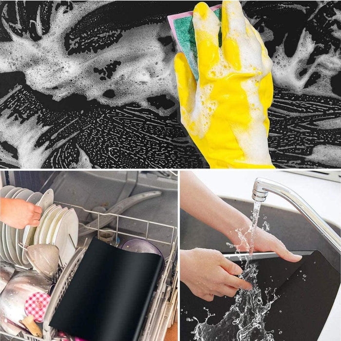 BBQ Grill Mats Non Stick PTFE Reusable Cooking Sheets