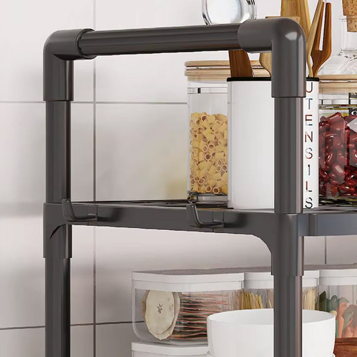 5-Tier Pot Storage Rack PP Cookware Organiser Open Shelves