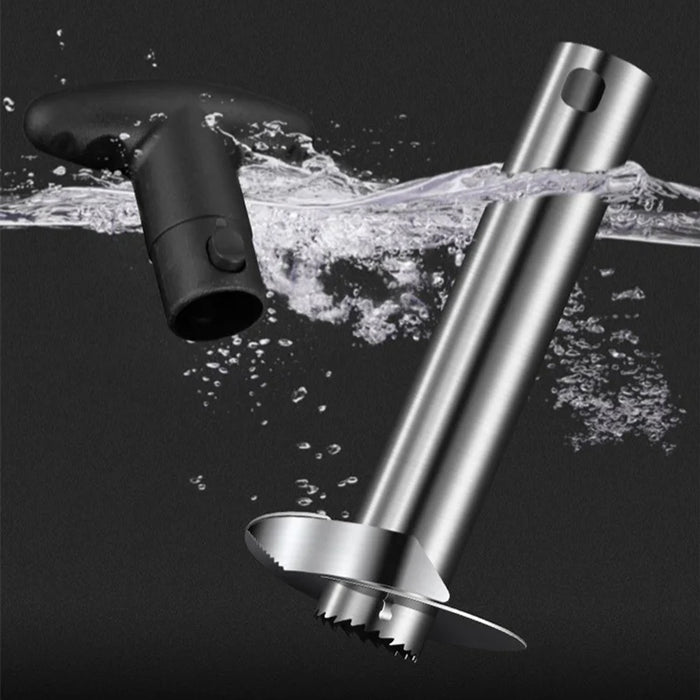 Stainless Steel Pineapple Corer Slicer Peeler Cutter with ABS Handle