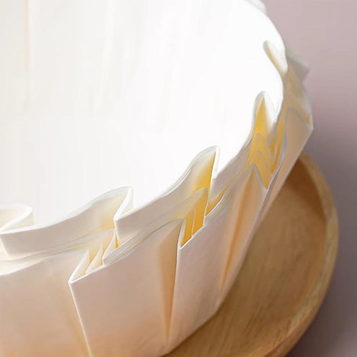 100PCS Non-stick Oil-proof Cake Paper Trays Heat-Resistant Baking Food Serving Plates