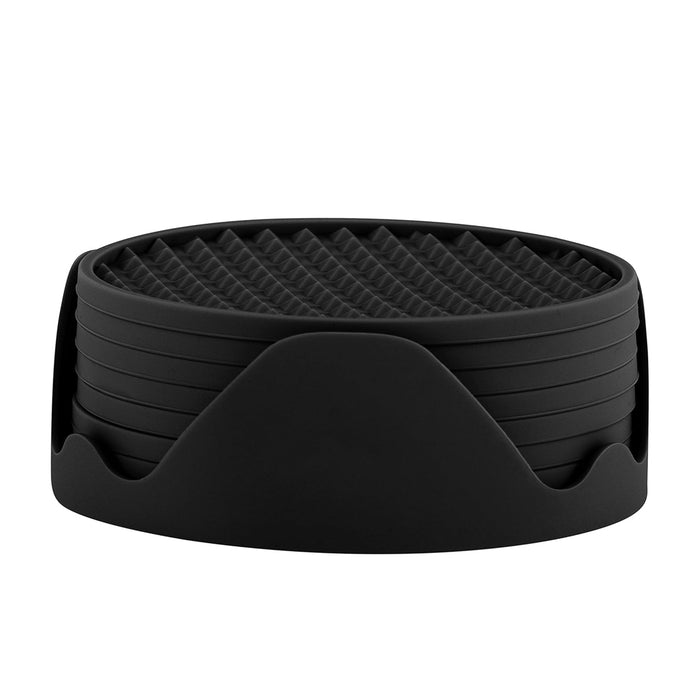 6 Pcs Silicone Coasters Non-Slip Heat Resistant 10 cm