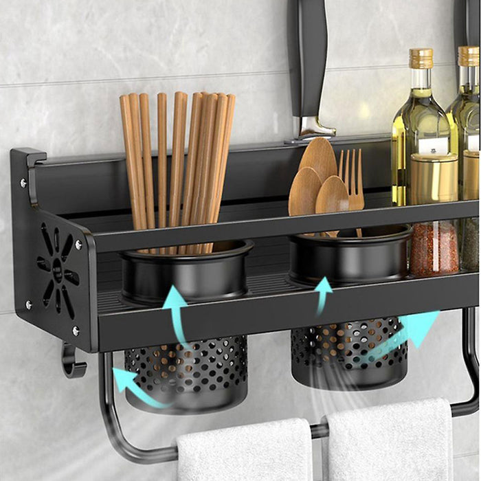 Perforation Free Kitchen Storage Rack Wall Mounted