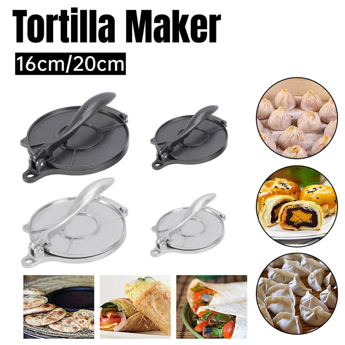 Manual Dumpling Skin Maker Dough Press Machine 16cm 20cm