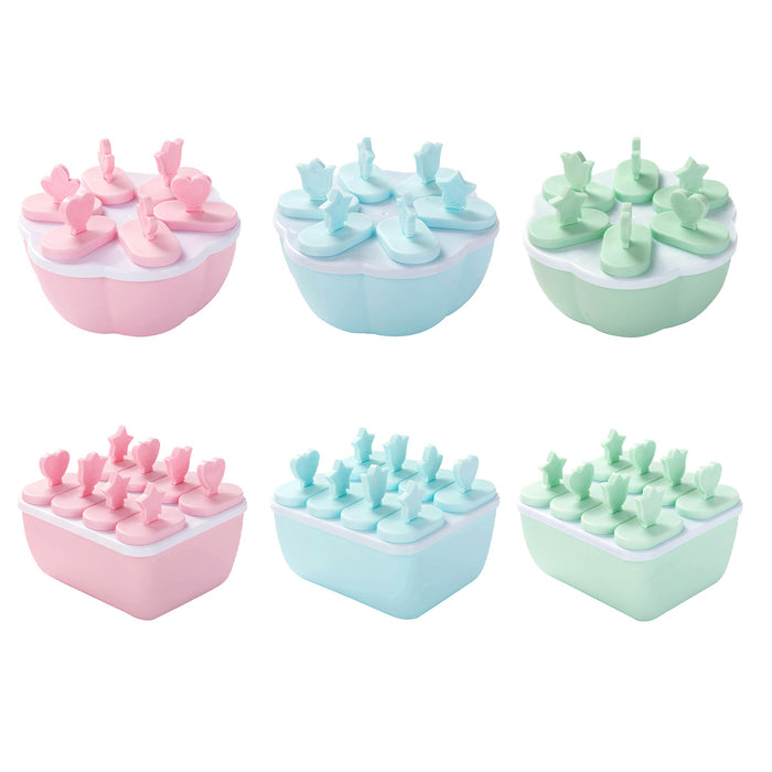 Ice Cream Mold Popsicle Maker Cute Shapes, BPA Free