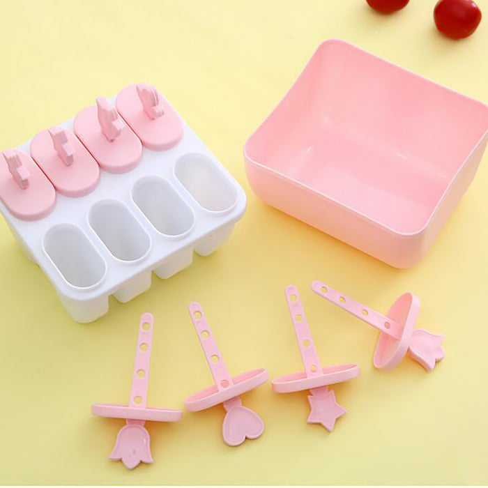 Ice Cream Mold Popsicle Maker Cute Shapes, BPA Free