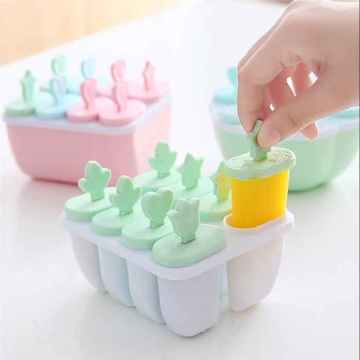 Ice Cream Mold Popsicle Maker Cute Shapes, BPA Free