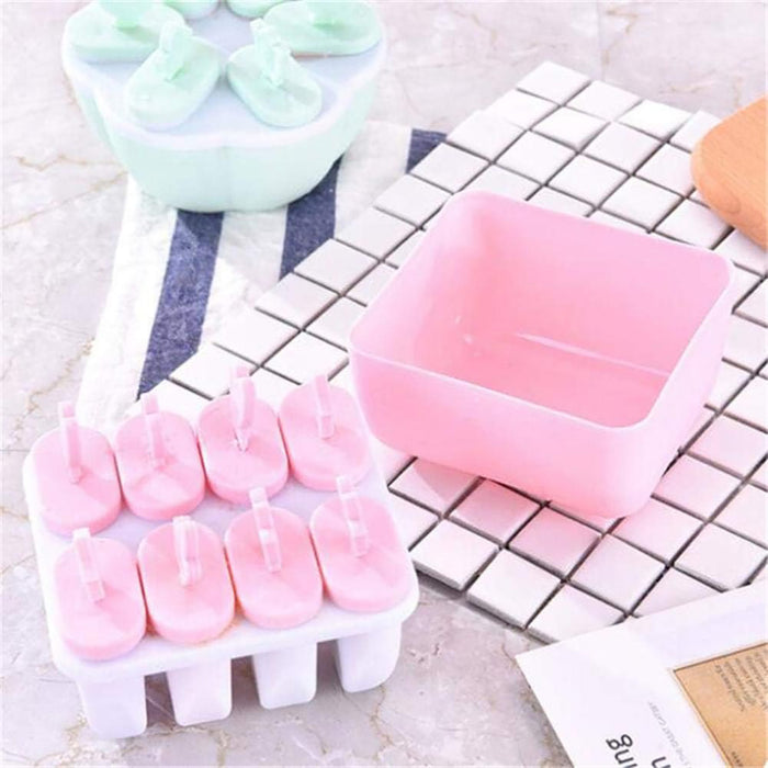 Ice Cream Mold Popsicle Maker Cute Shapes, BPA Free