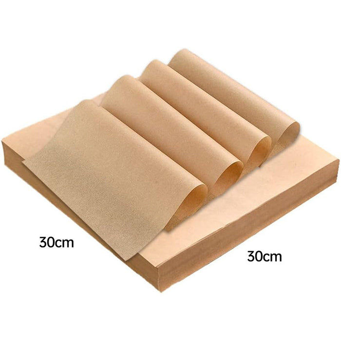 200X Wood Colour BBQ Parchment Deli Sandwich Wrap Paper Oil Paper Recycled Liner