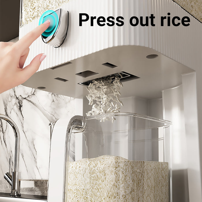 Rice Cereal Dispenser 10KG Transparent Grain Container