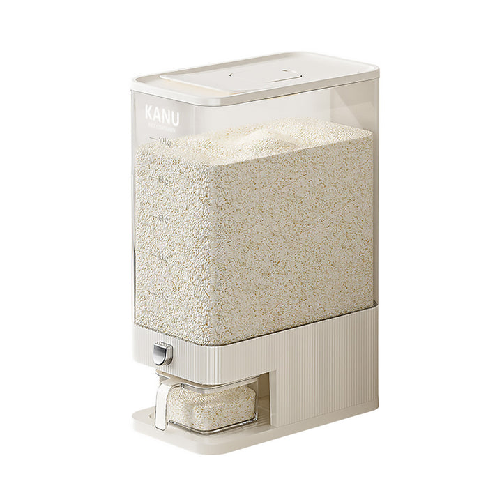 Rice Cereal Dispenser 10KG Transparent Grain Container