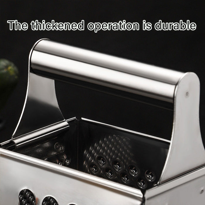 3 Pcs Stainless Steel Vegetable Slicer Grater Set with Ergonomic Handle