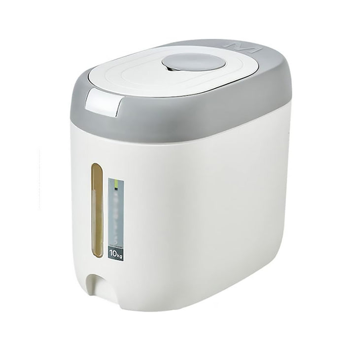 10KG Rice Storage Container with Airtight Seal and Scale