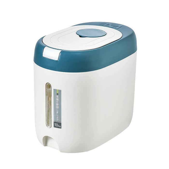 10KG Rice Storage Container with Airtight Seal and Scale