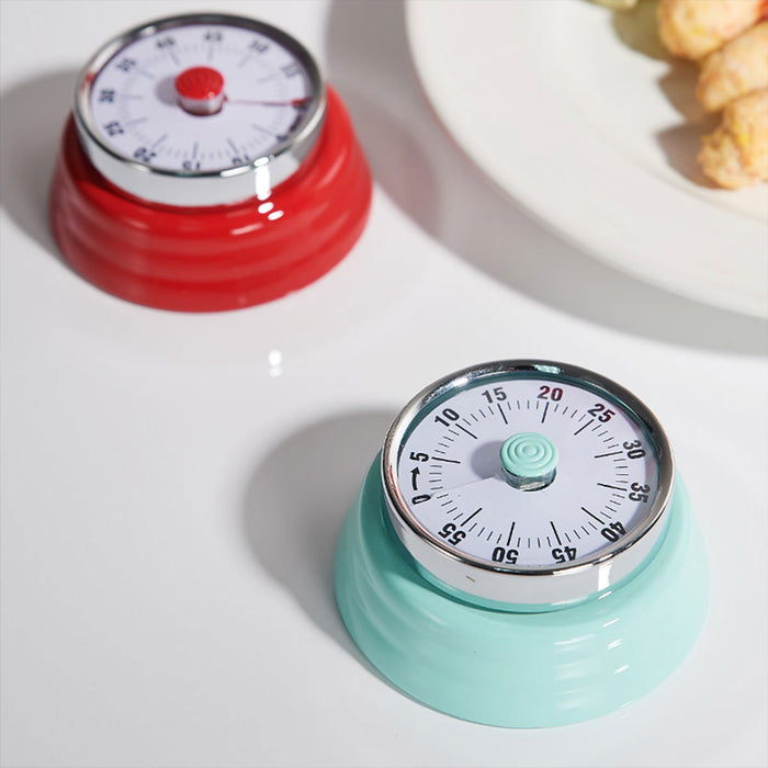 Stainless Steel Magnetic Mechanical Kitchen Countdown Timer