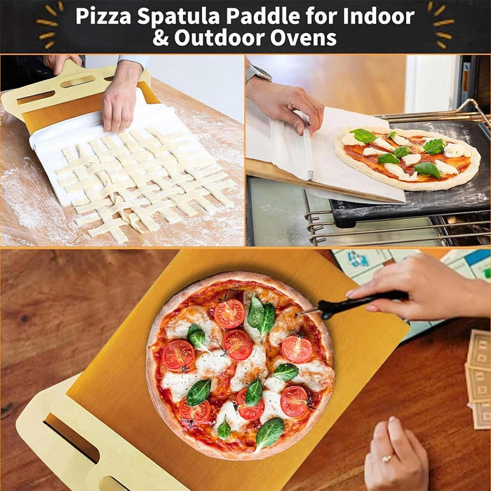 Pizza Peel Sliding Transfer Paddle Food-Grade PP Fiberglass 58 x 30 cm