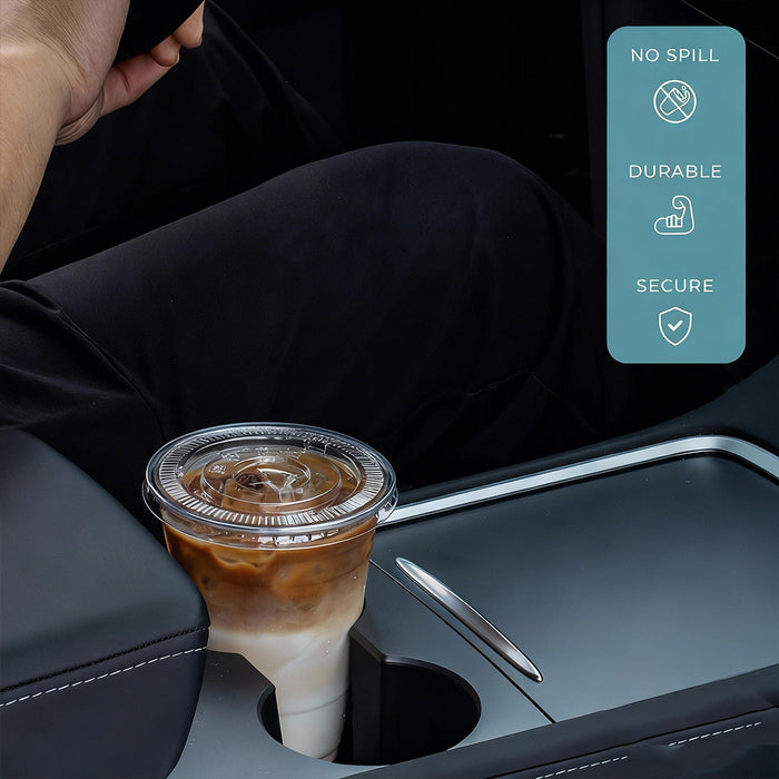 250 Sets Transparent PET Drink Cups With Lids 400ml Leak Proof