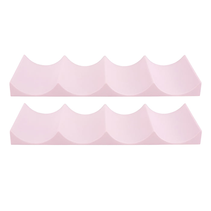 1/2 Pcs Horizontal Wine Rack PP Wave Groove 10 Bottles