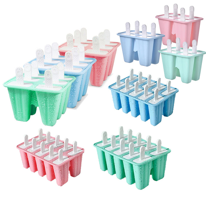 Premium Silicone Popsicle Mold, Reusable Ice Cream Maker