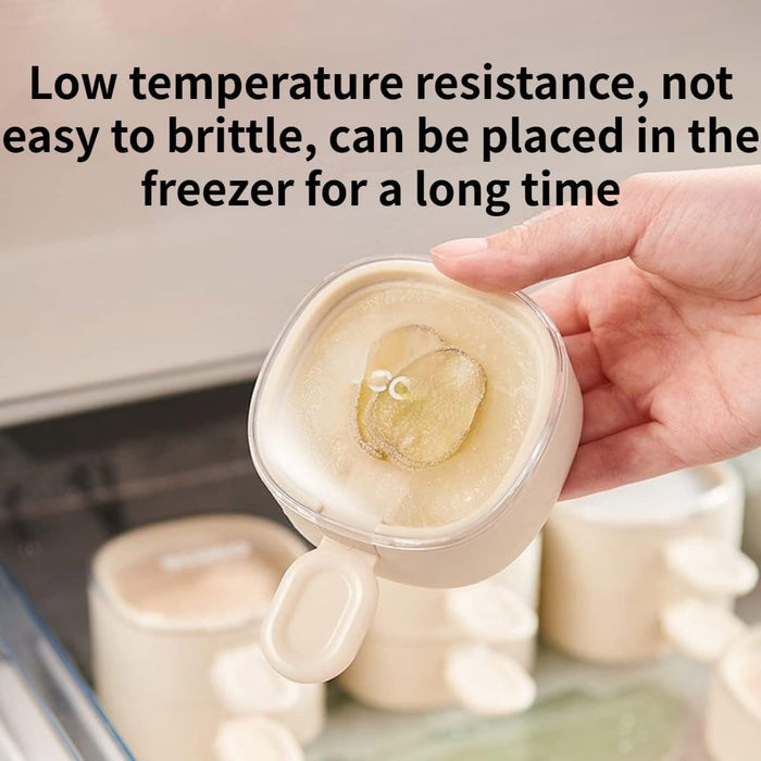 Silicone Ice Cream Popsicle Mould with Detachable Handle