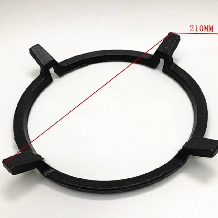 Cast Iron Wok Trivet Universal Gas Stove Support Ring 17.5cm Outer Diameter