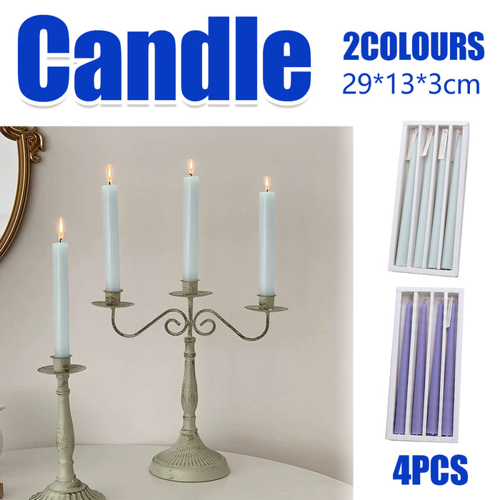 4pcs Scented Candle, Romantic Candlelight Dinner Candles,