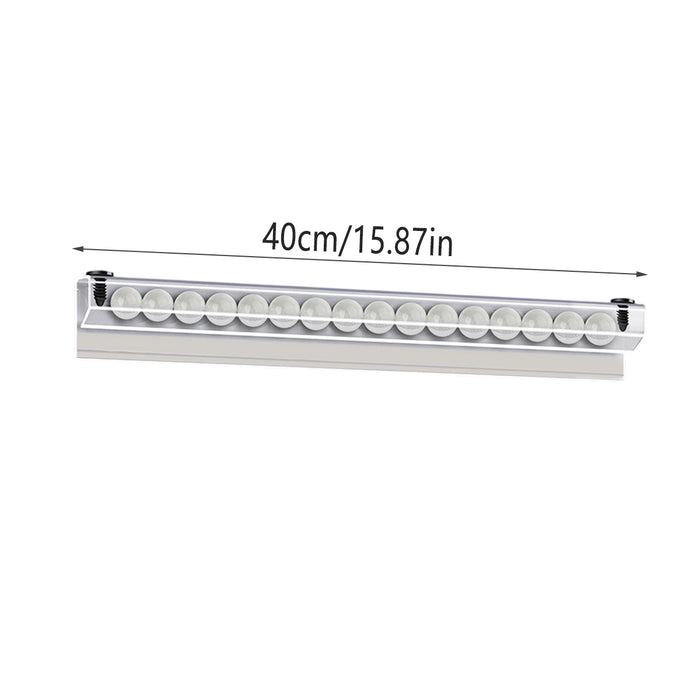 40cm Transparent PVC Ticket Rack with Self-Adhesive Backing