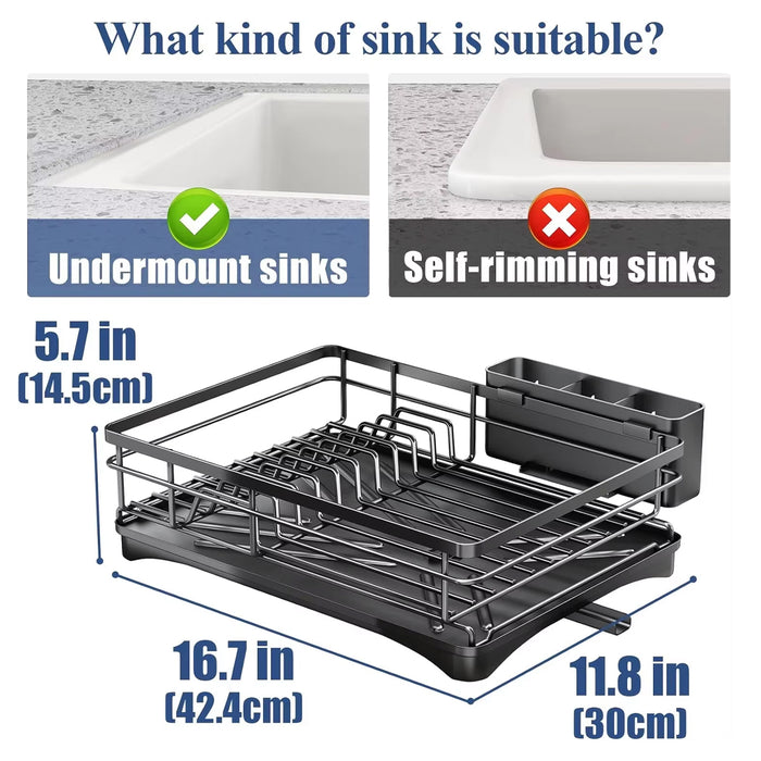 Large Capacity Kitchen Dish Drying Rack