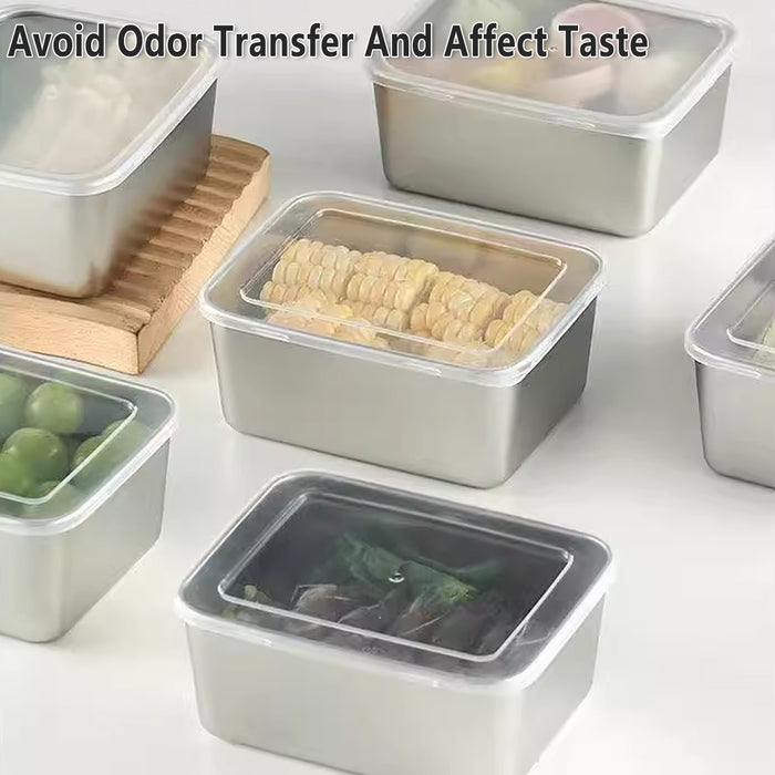 Stainless Steel Food Container Box Set of 6