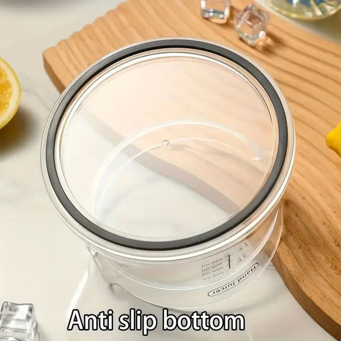 Manual Juice Extractor with 500ml Capacity Ergonomic Design