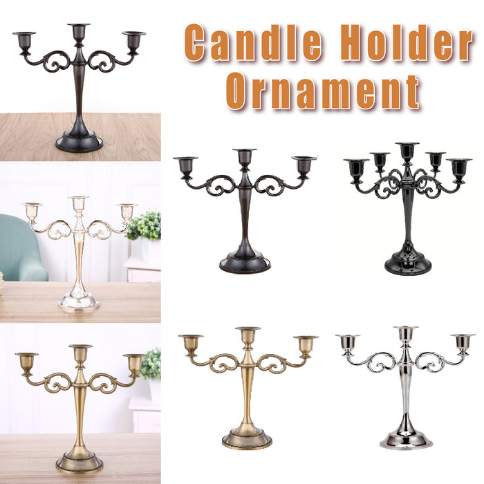 Alloy Candelabra 3 Or 5 Arm Wedding Table Centerpiece