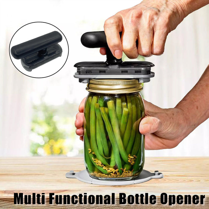 Multi-Function Bottle Can Opener Adjustable ABS Stainless Steel 12.7 x 7.1 x 6.6 cm