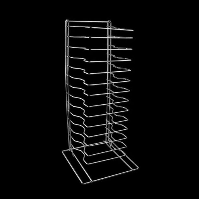 14-Tier Iron Pizza Baking Rack Oven Stand 30.5 x 30.5 x 68.5 cm