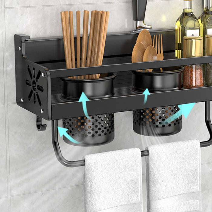 Perforation Free Kitchen Storage Rack Wall Mounted
